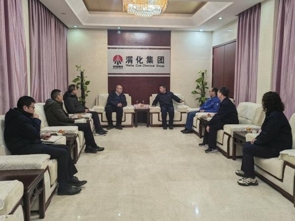 中國農業發展銀行陜西省分行副行長李龍一行到公司座談交流
